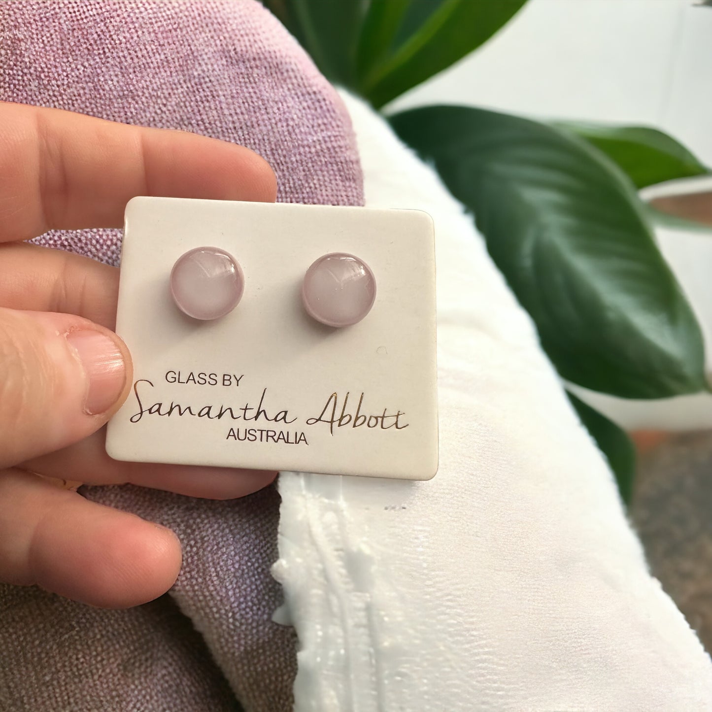 Samantha Abbott Glass Stud Earrings #21