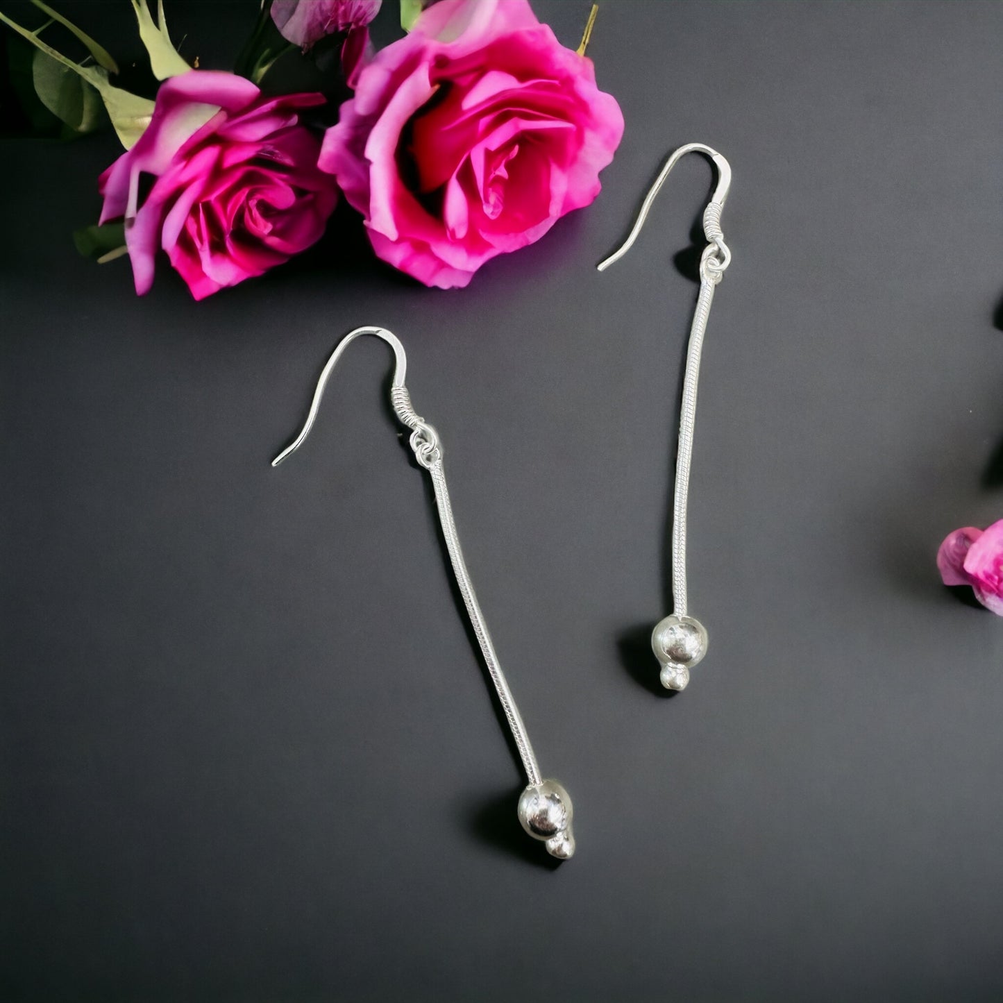 Sterling Silver Drop Earrings