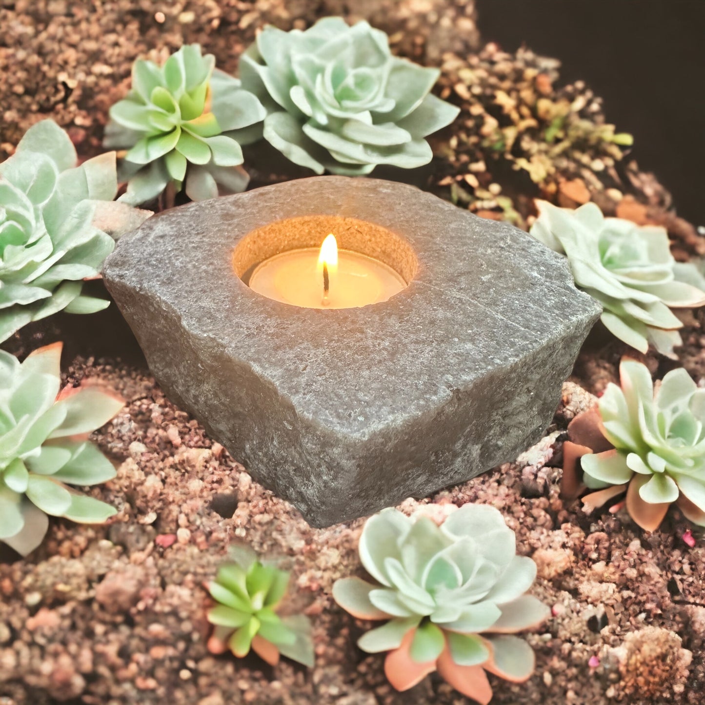 Lepidolite Tealight Candle Holder #75
