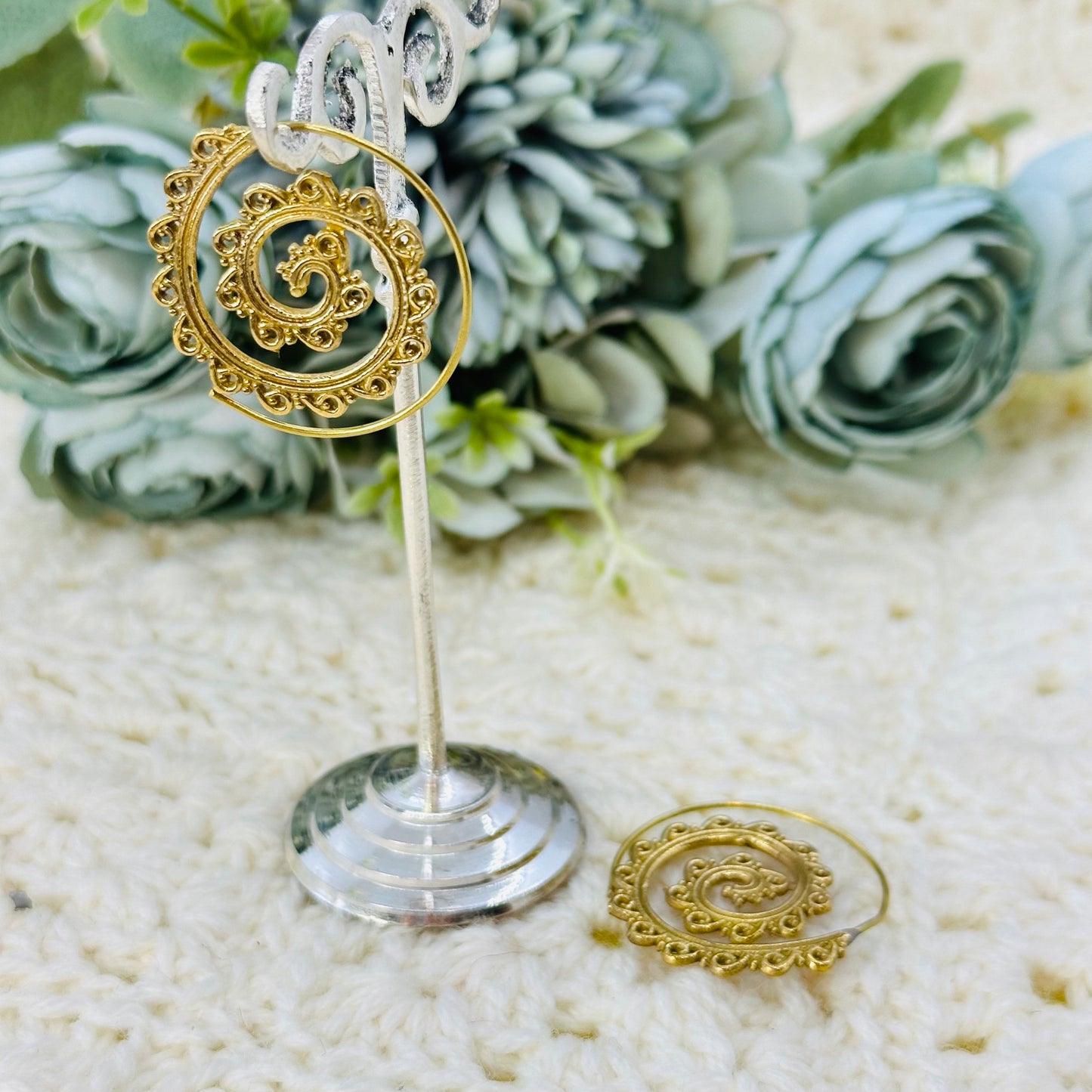 Boho Brass Earrings#32
