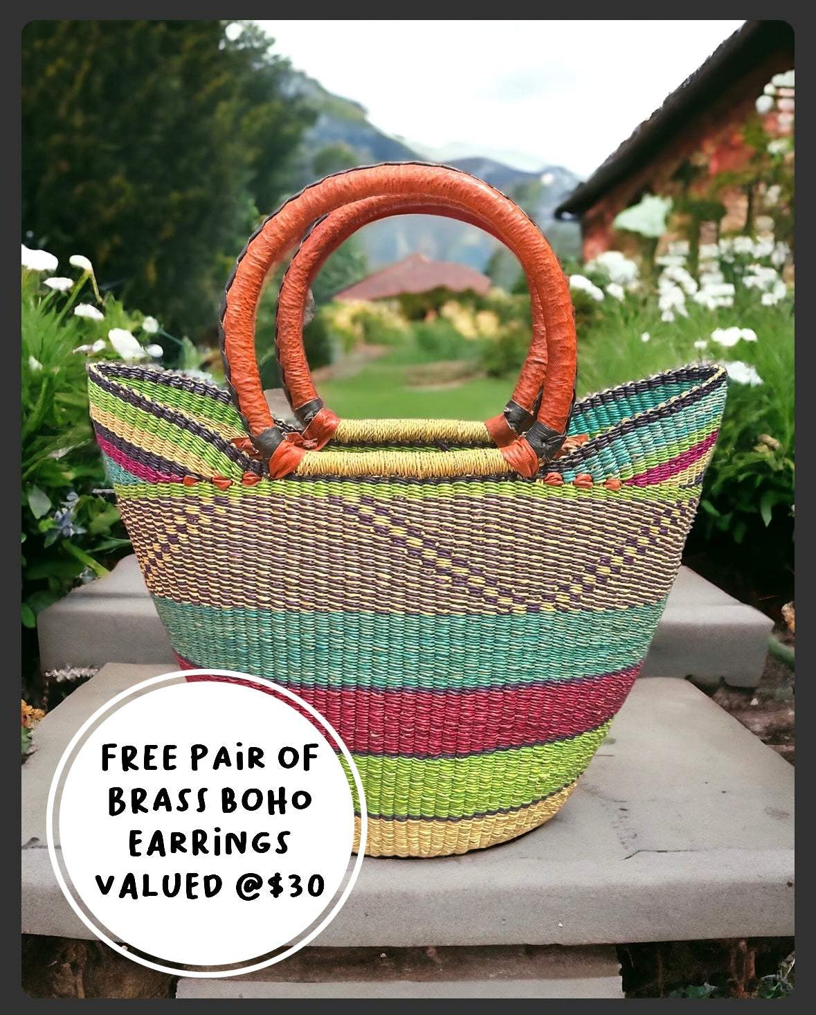 African Basket ‘ Jungle Frenzy’ #30