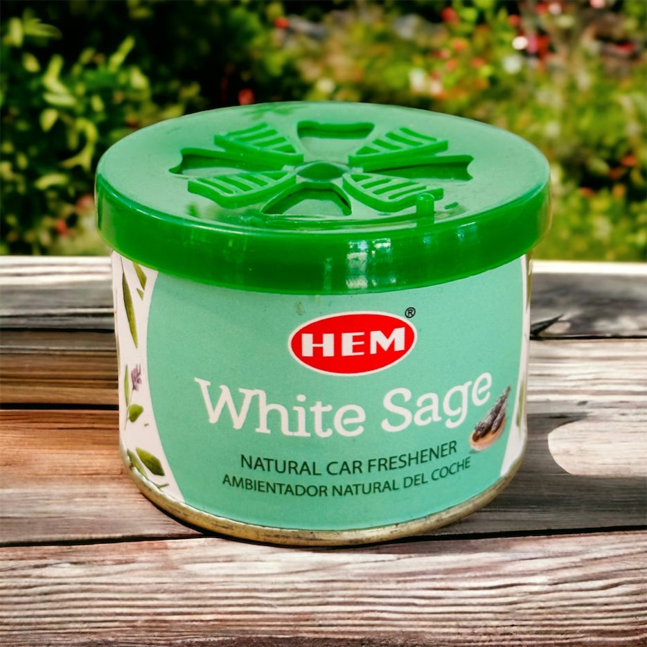 HEM White Sage Natural Car Freshener