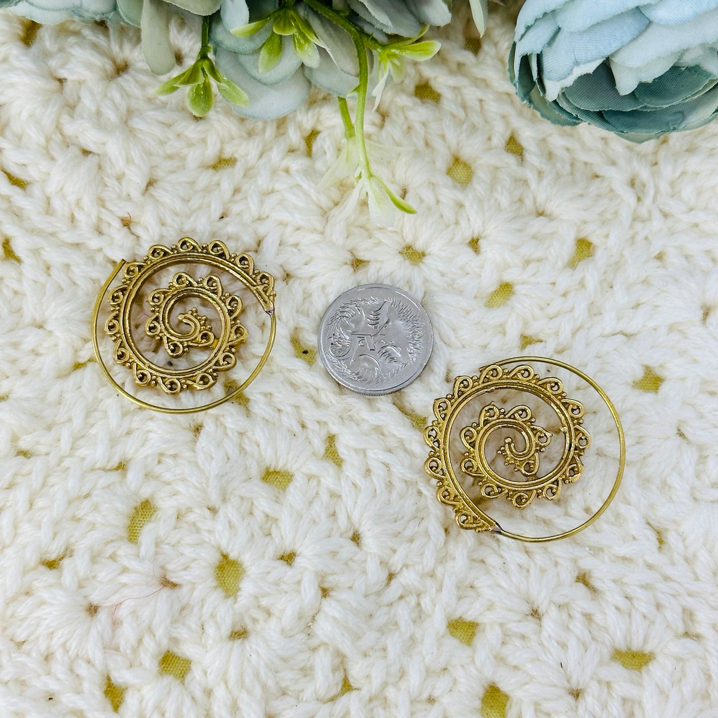 Boho Brass Earrings#32