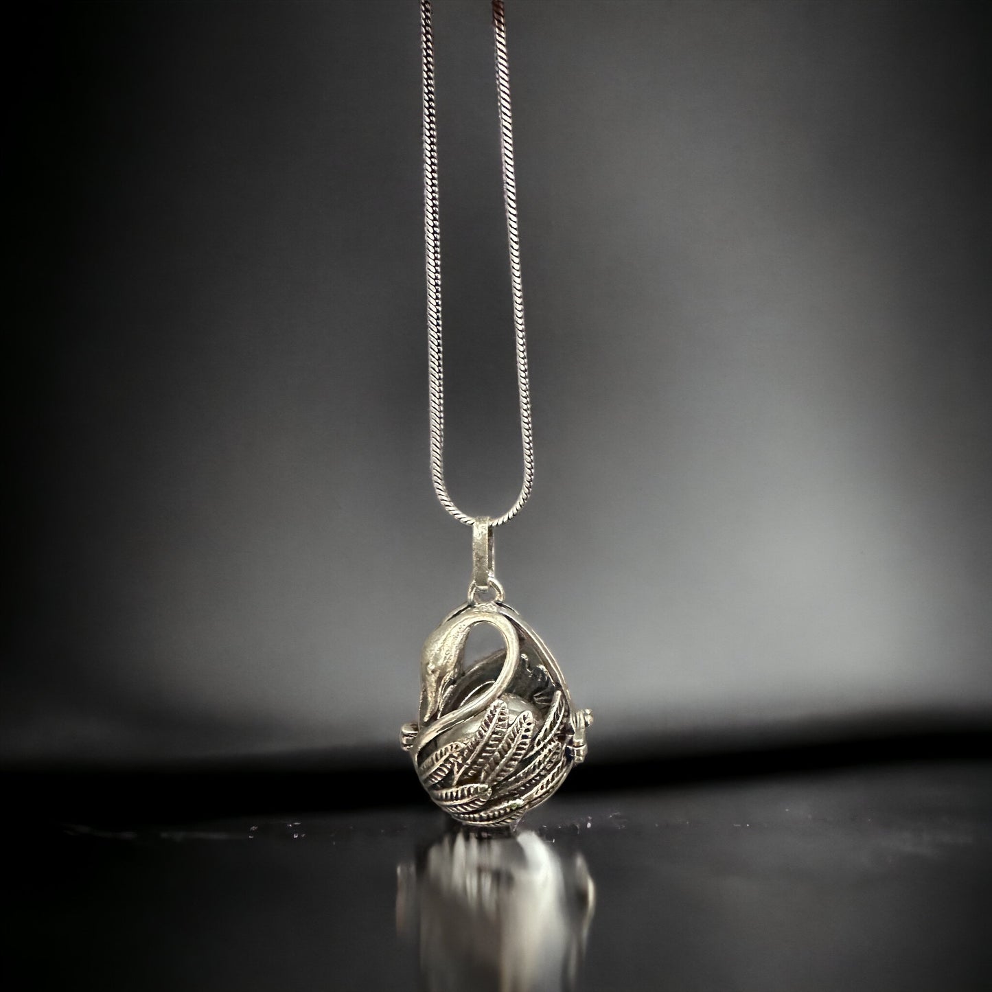 Harmony Ball Pendant - Swan