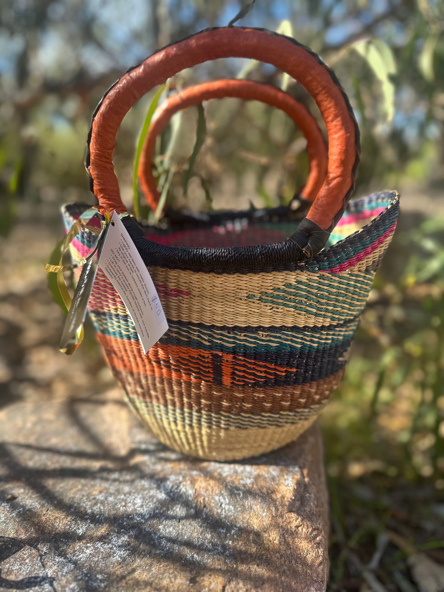 African Basket ‘ Midnight Rose ‘ #003