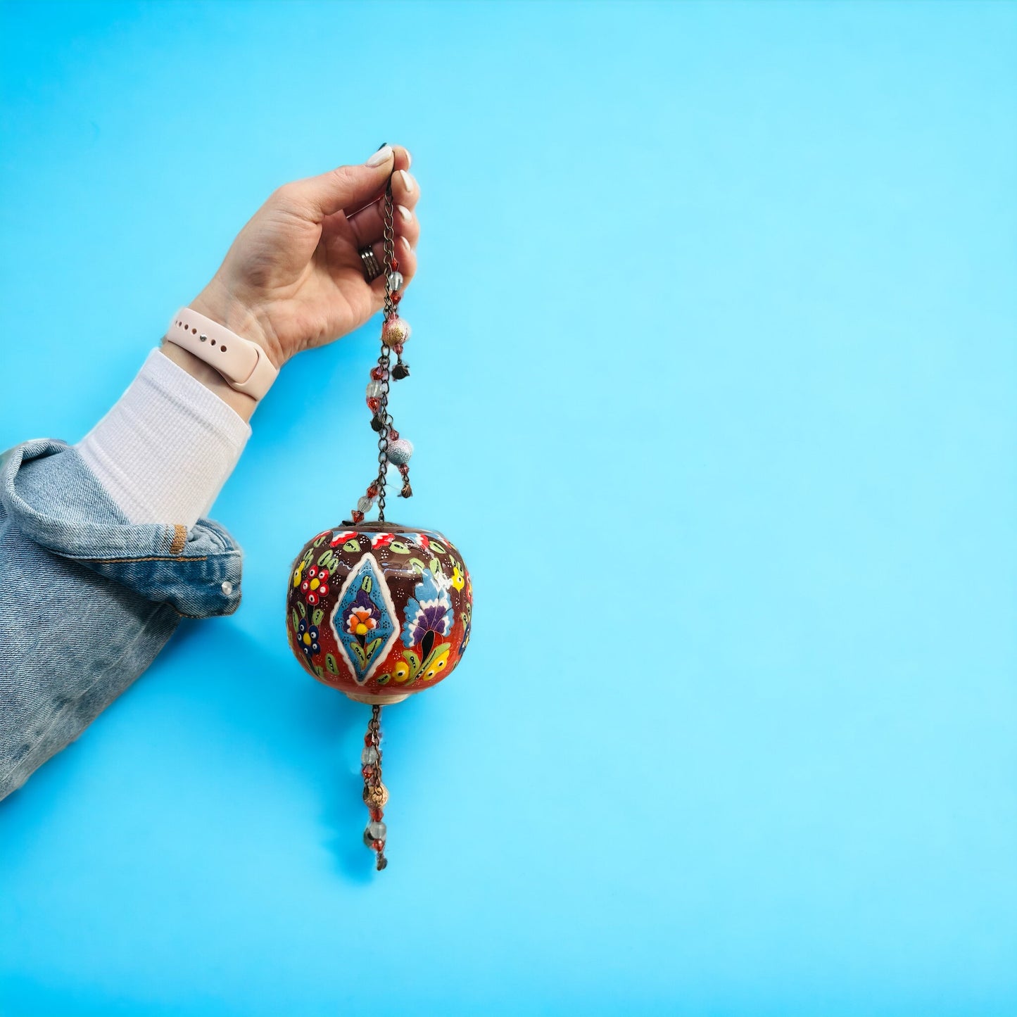 Turkish Ceramic Hanging Bauble #015