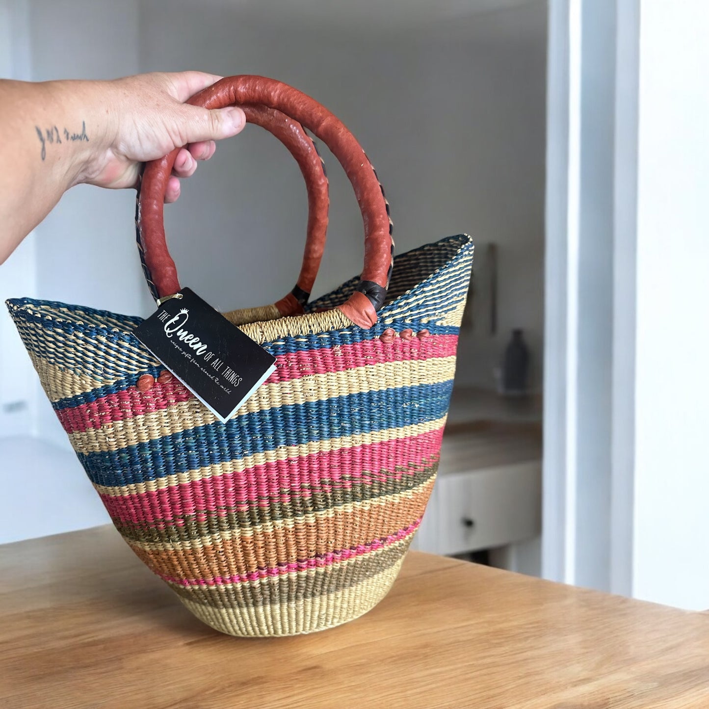 African Basket ‘Pink Sands’ #008
