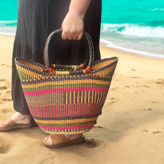 African Basket ‘ Harmony by the Sea’ #26