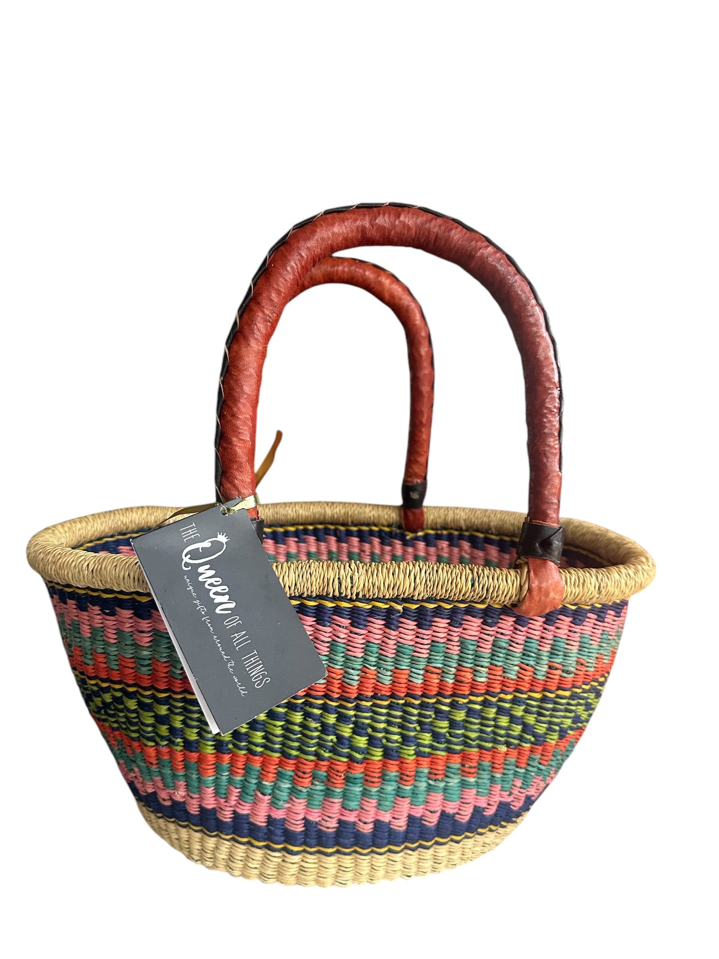 African Basket ‘Tropical Sunset’ #006