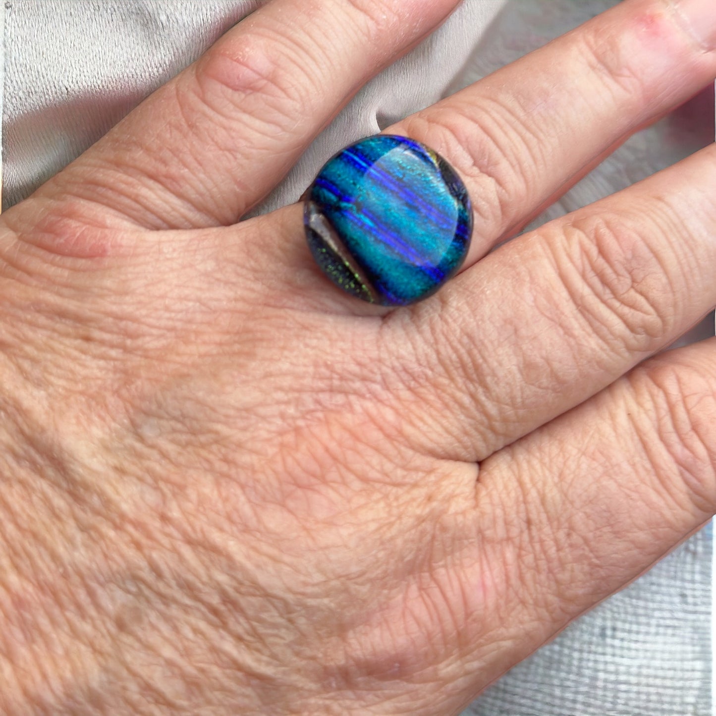 Samantha Abbott glass ring #2