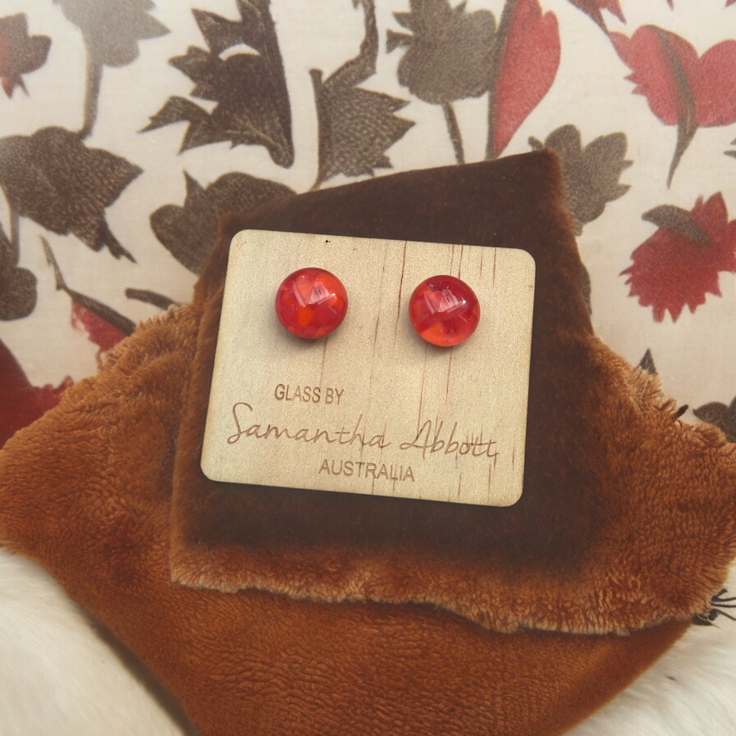 Samantha Abbott glass drop Earrings #111