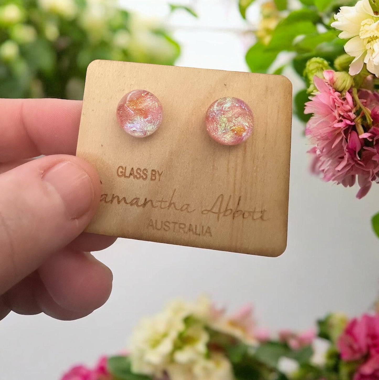 Samantha Abbott glass drop Earrings #113