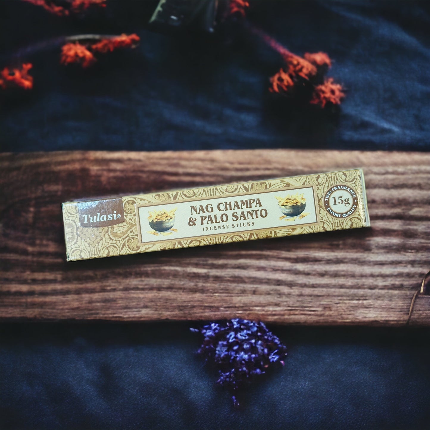 Tulasi Incense Sticks - Nag Champa & Palo Santo