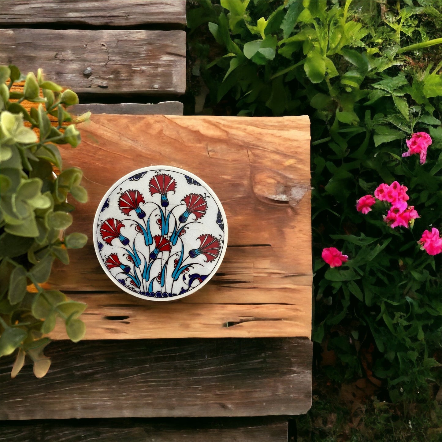 Turkish ceramic coaster