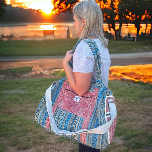 Hemp weekender bag #44
