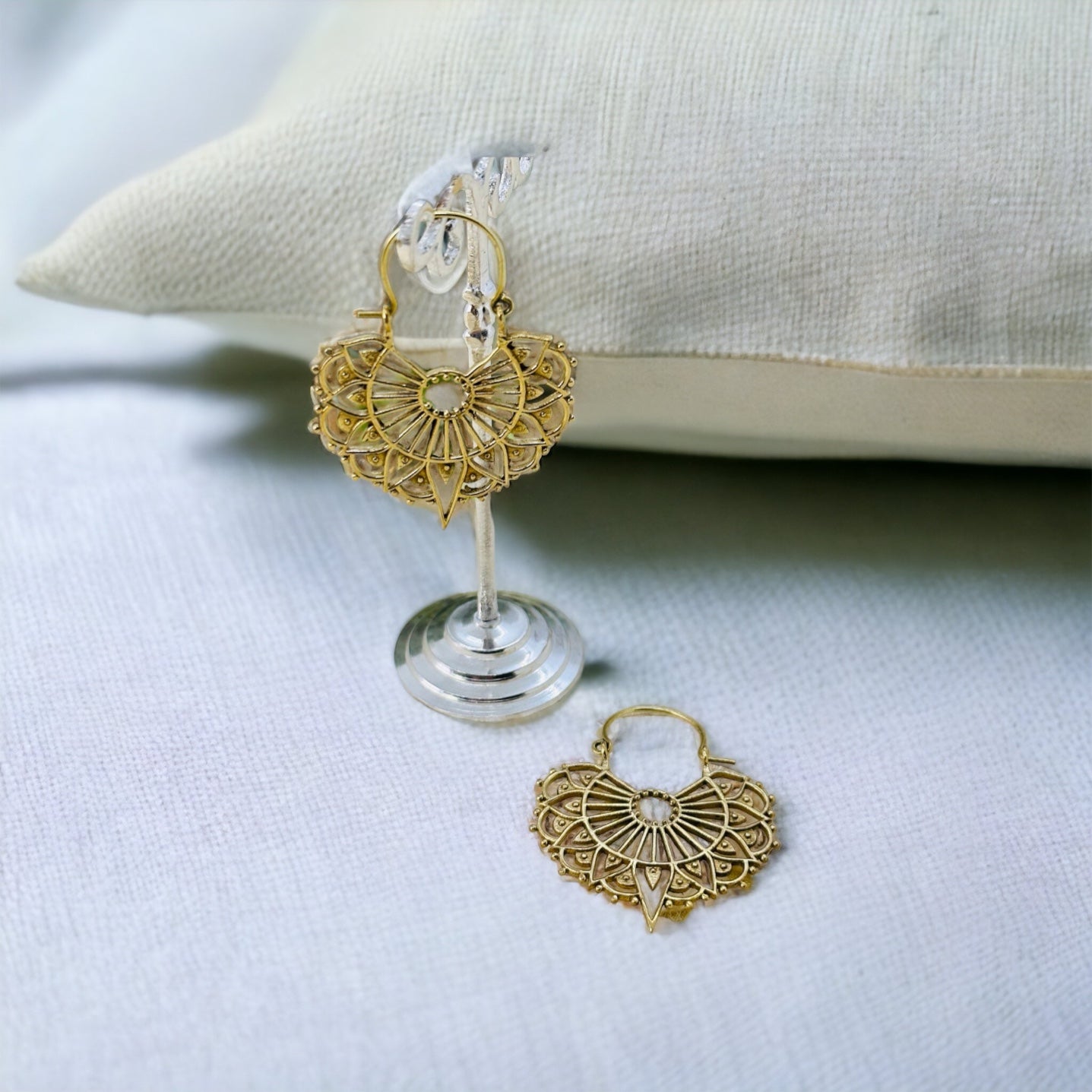 Boho Brass Earrings #5