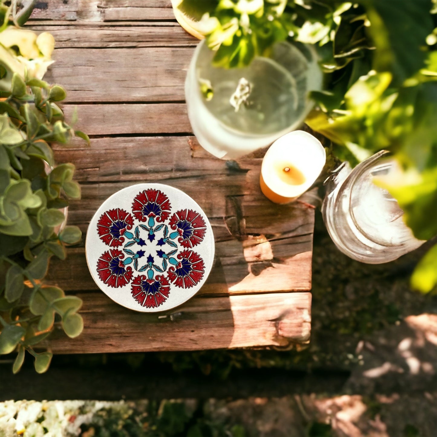 Turkish ceramic coaster