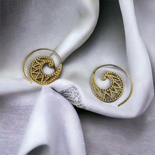 Boho Brass Earrings ‘Pixie Dust Dreaming ‘#29