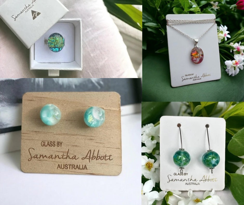 SAMANTHA ABBOTT GLASS JEWELLERY