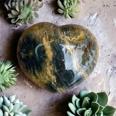 Ocean Jasper Heart