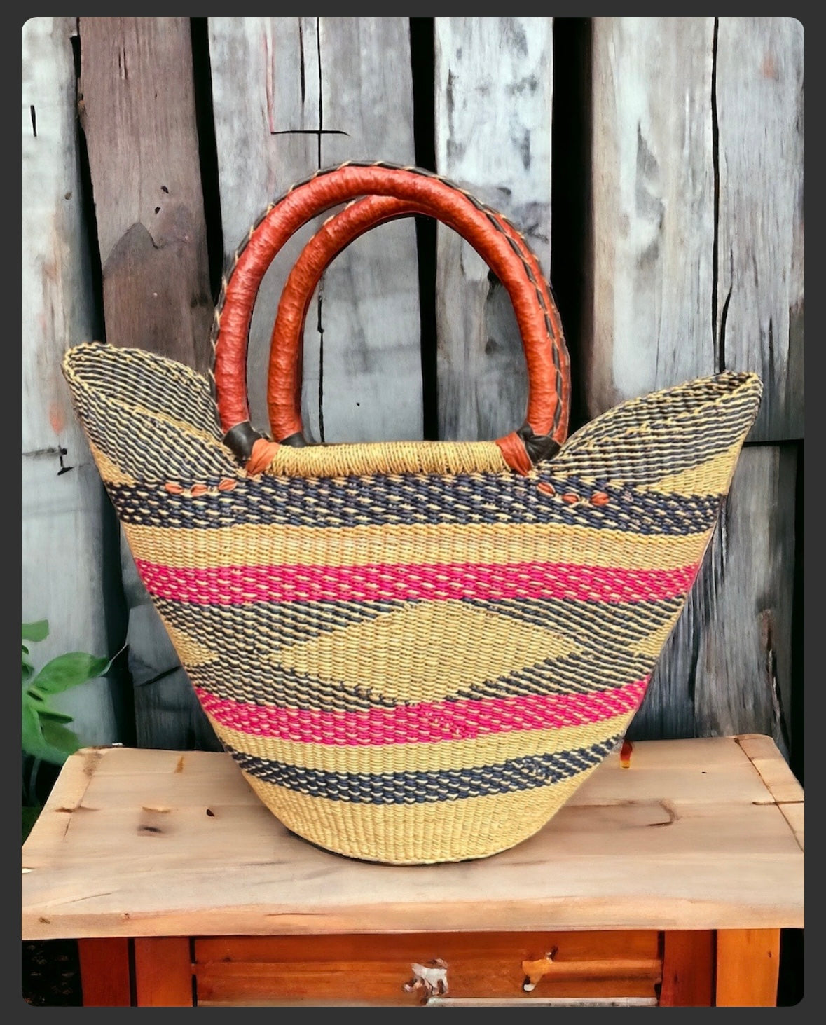 African Basket U shopper 🌟ONLY ONE AVAILABLE🌟(large)#27