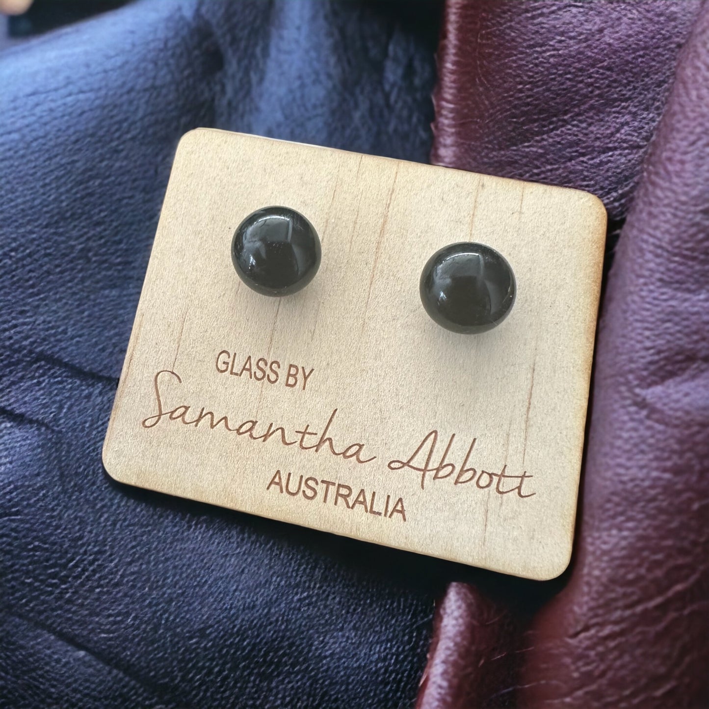 Samantha Abbott Glass Stud Earrings #21