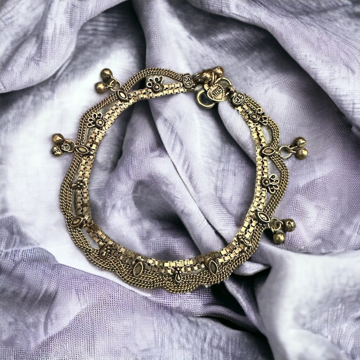 Traditional Indian Brass Anklet