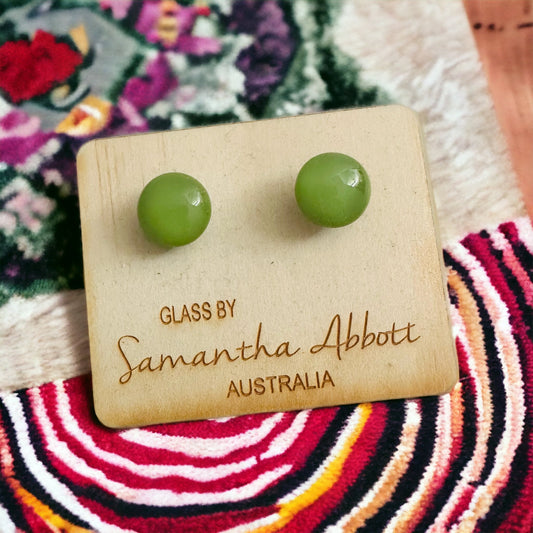 Samantha Abbott Glass Stud Earrings #71