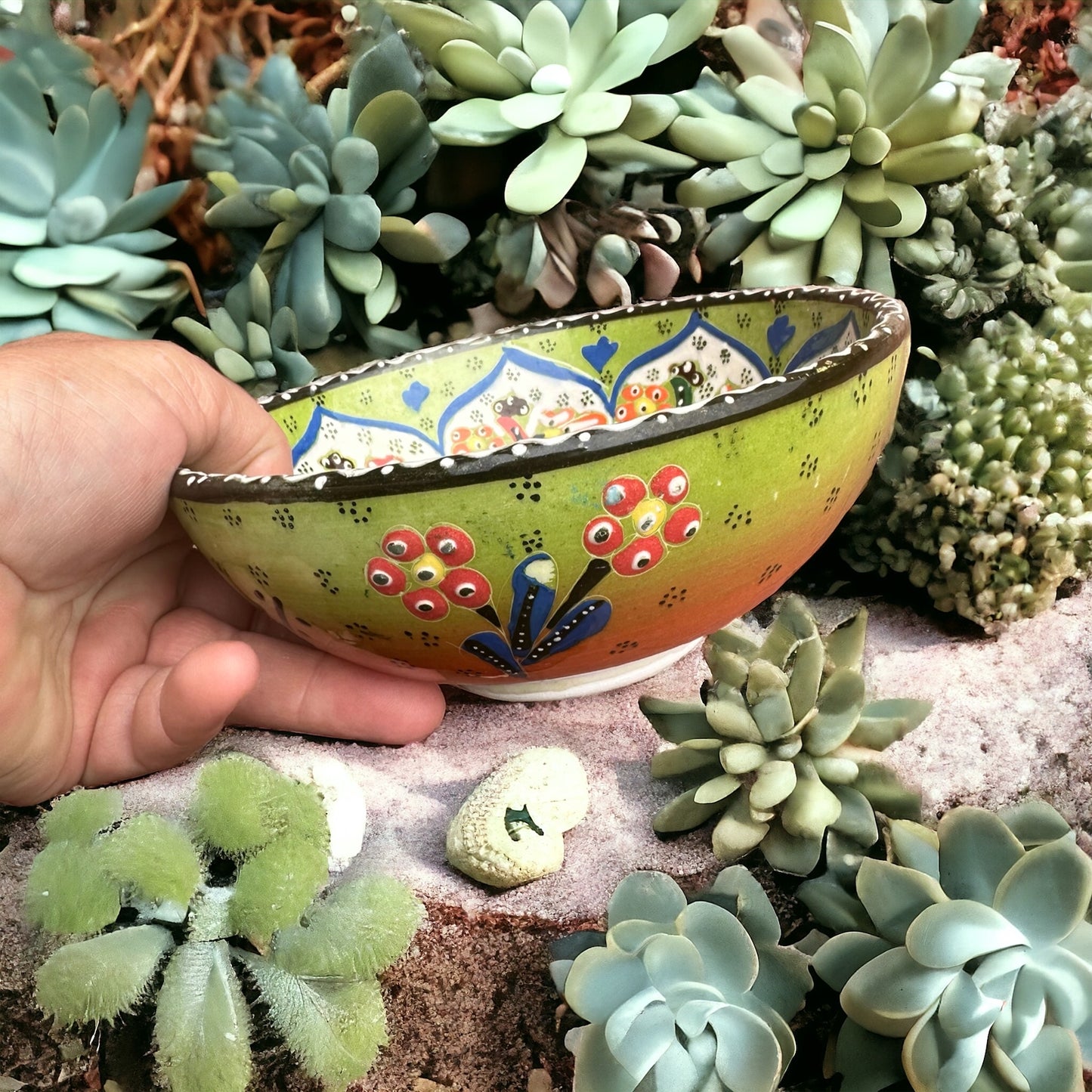 Small Turkish ceramic bowl #28