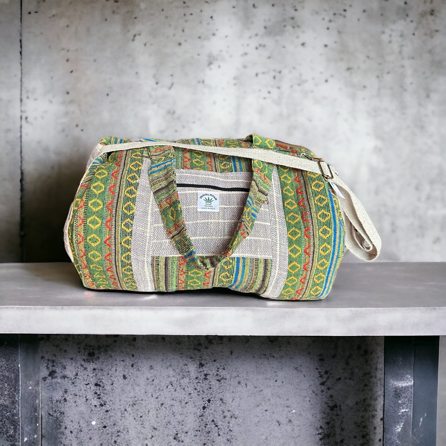 Hemp weekender bag #09