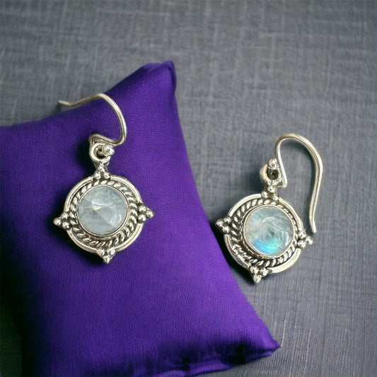 Moonstone Sterling Silver Earrings