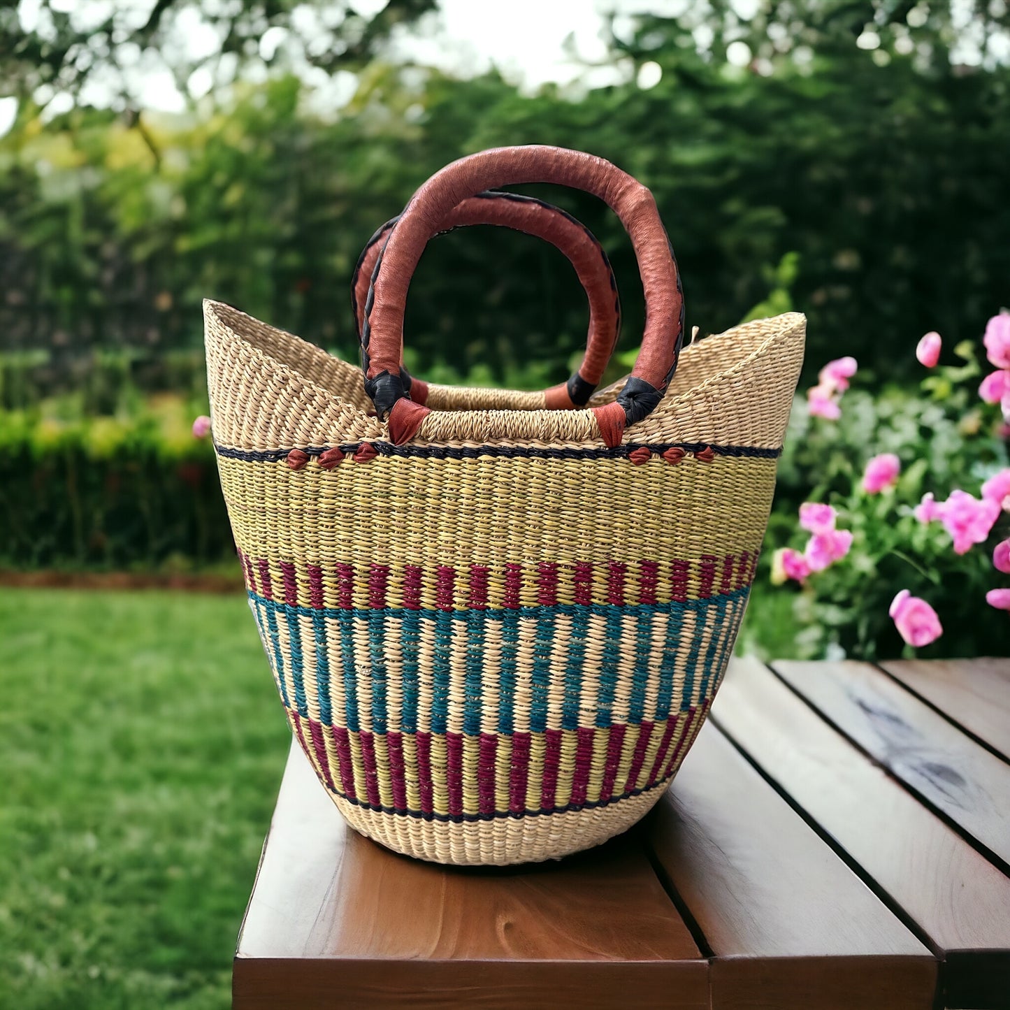 African basket ‘Maple’ #78