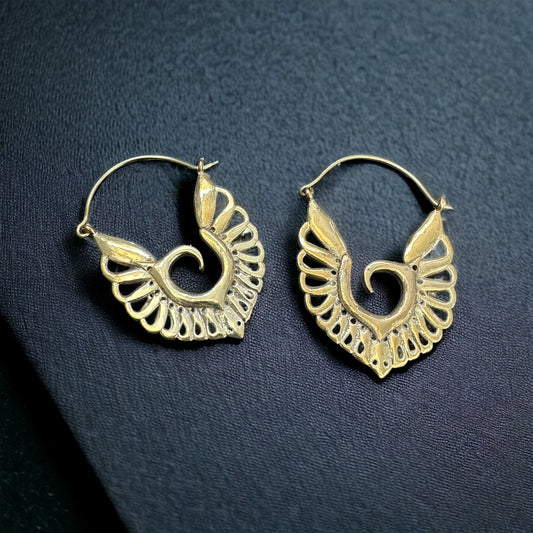 Brass Earrings ‘ Magic Meadows’ #23