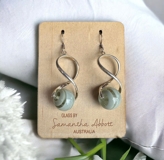 Samantha Abbott glass drop Earrings #58