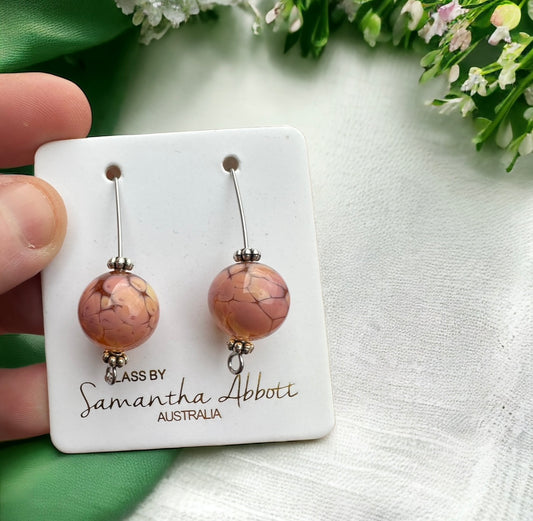 Samantha Abbott glass drop Earrings #53