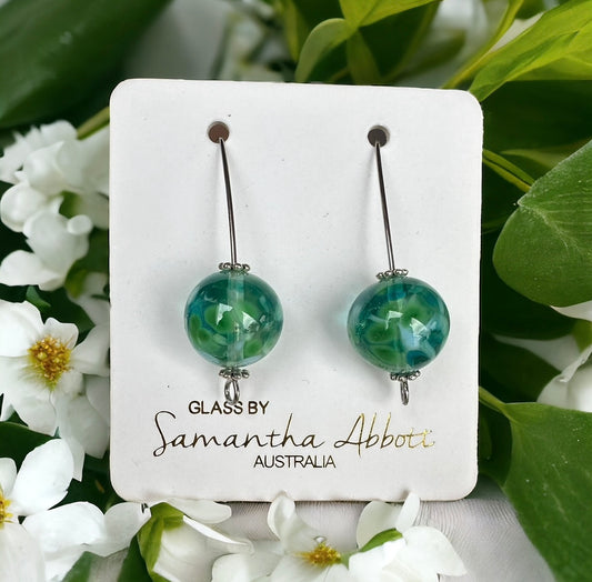 Samantha Abbott glass drop Earrings #52