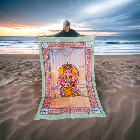 Wall Tapestries Peace Lord Ganesh