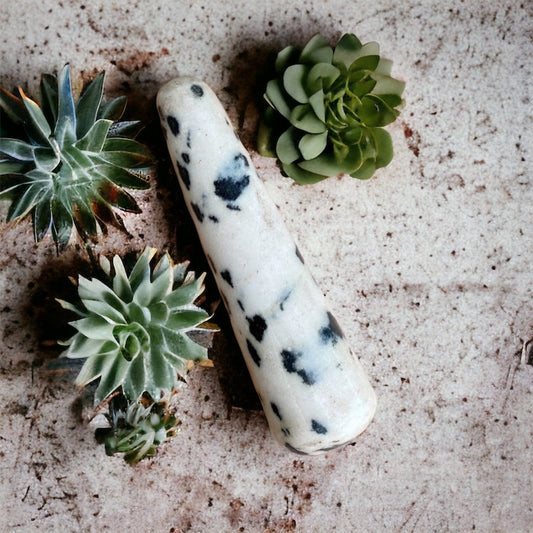 Crystal Wand - Hematite in Quartz #15