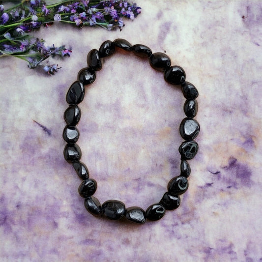 Black Obsidian Bracelet - Large