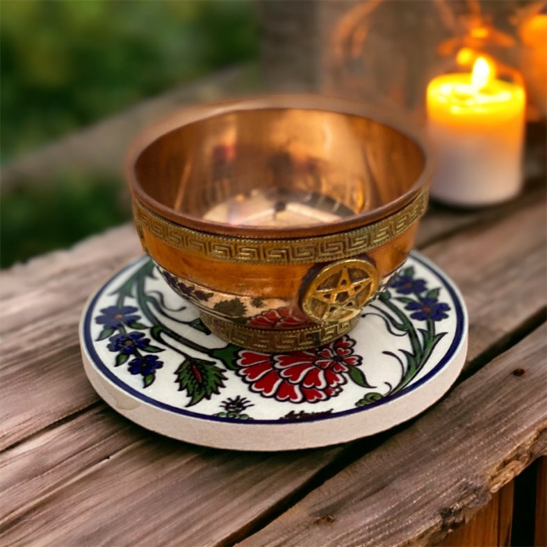 Turkish ceramic coaster