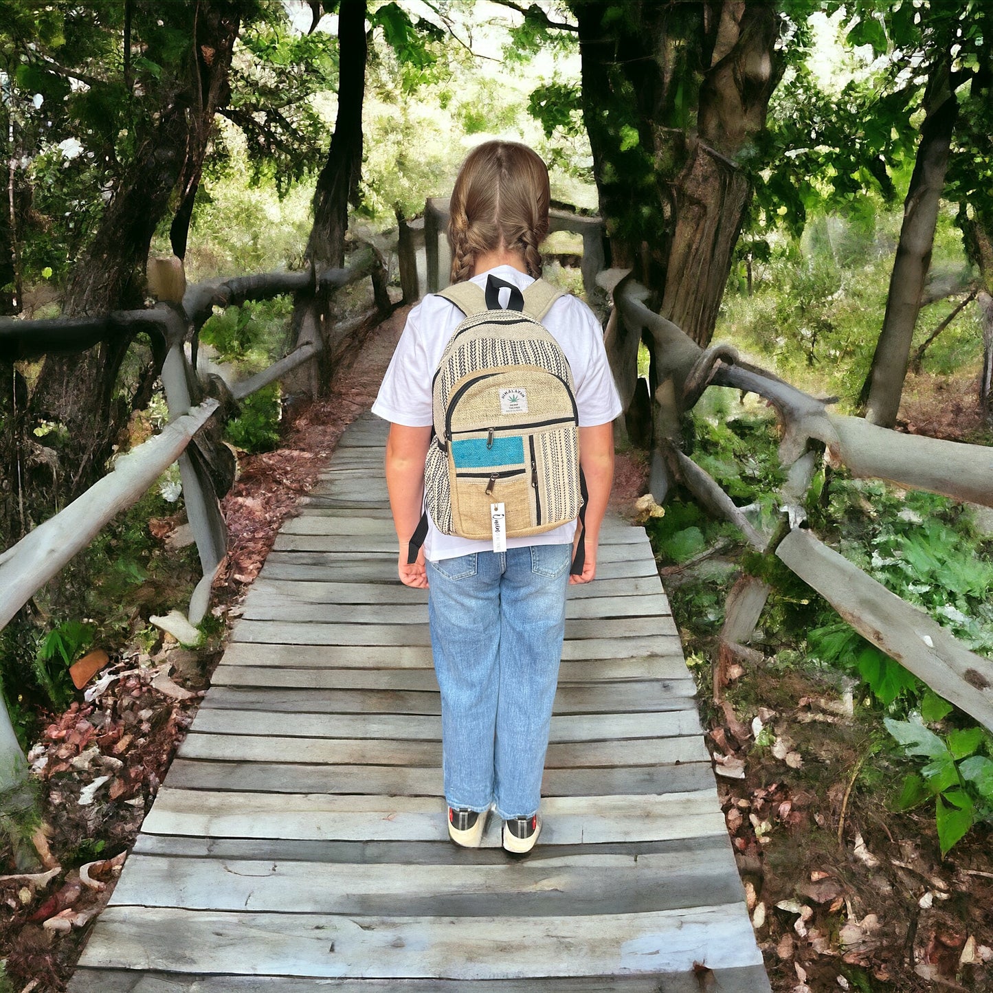 Hemp backpack #43