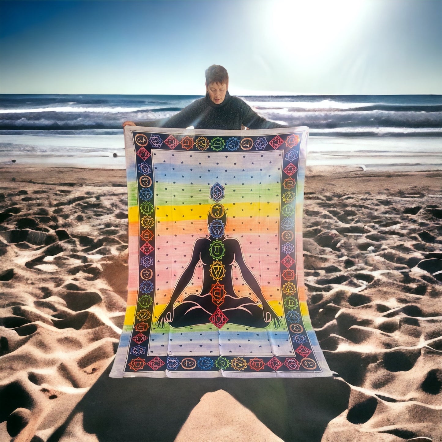 Wall Tapestries Yoga Man Root