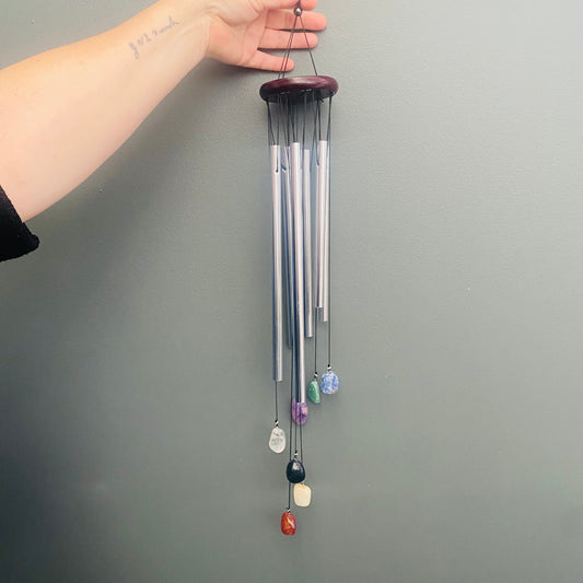 Wind Chime with Chakra Crystals