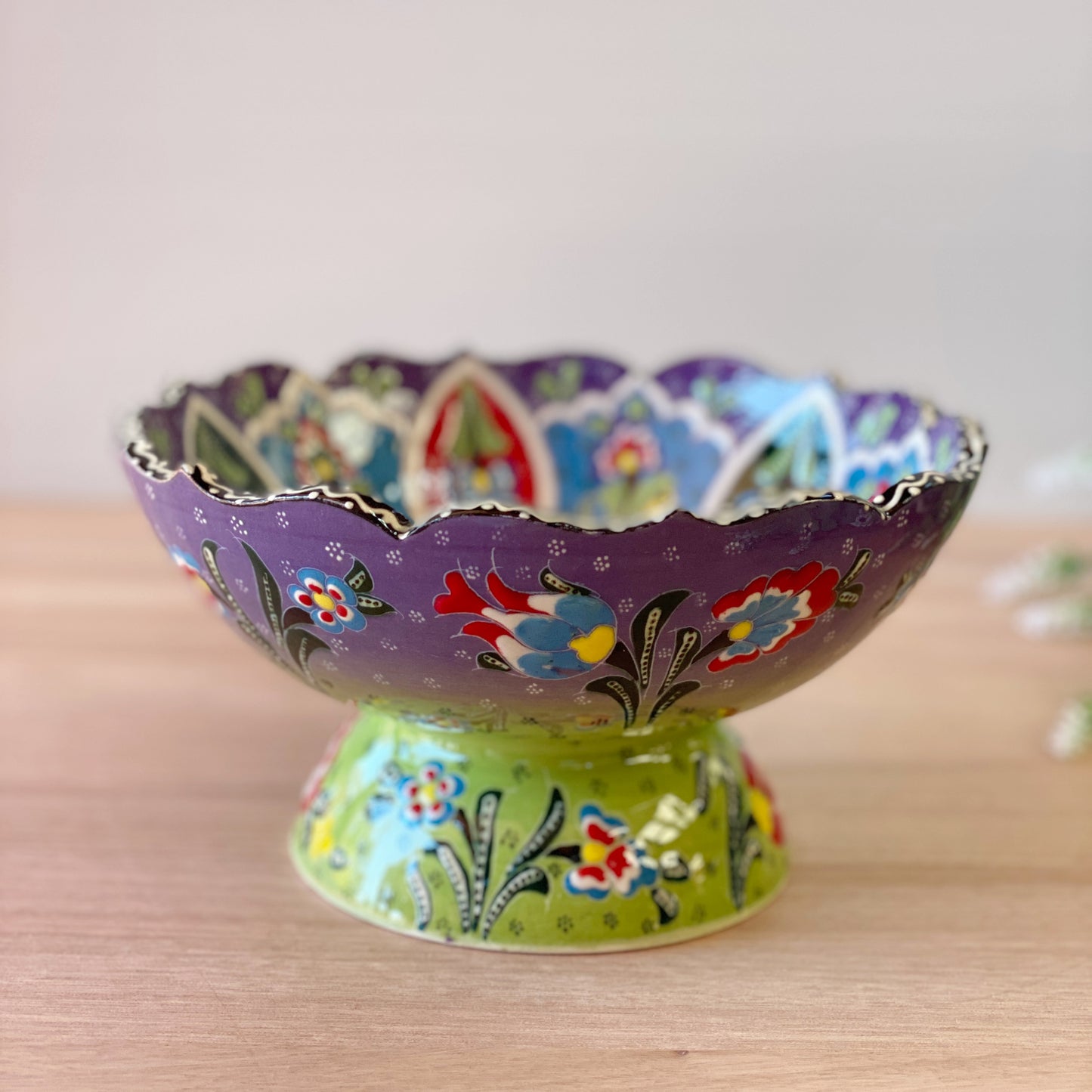 Turkish Decorative Bowl on stand #25