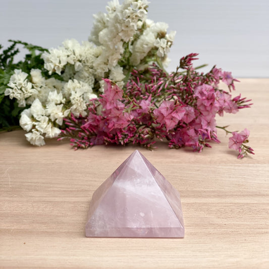 Rose Quartz Pyramid