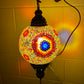 Turkish Handmade Ceiling Lamp - multicoloured, mirror, gold