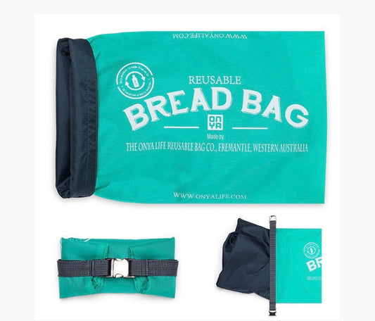 ONYA. Reusable bread bag (colour- aqua)